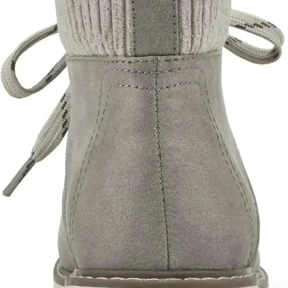 CLIFFS BY WHITE MOUNTAIN Women'Connie Boot Sz 10 BEIGE LACE UP CHUNKY SOLE NWOT - Picture 4 of 7